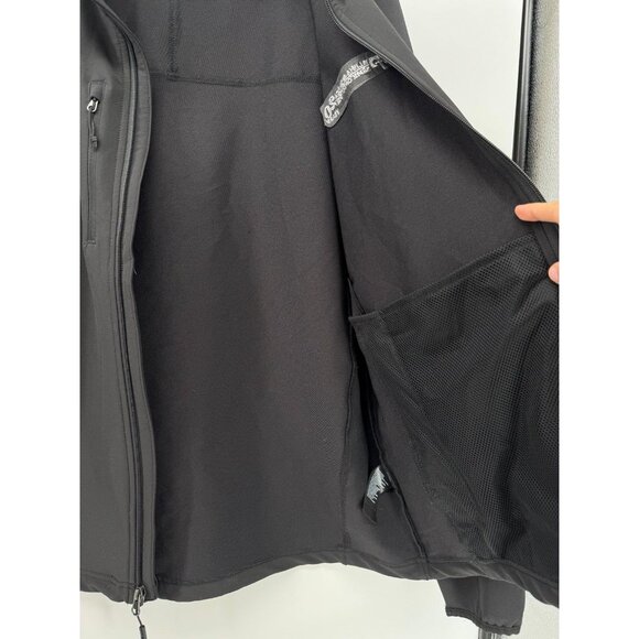 The North Face Windwall Softshell Black Full Zip Jacket Men’s Sz L - Picture 5 of 6